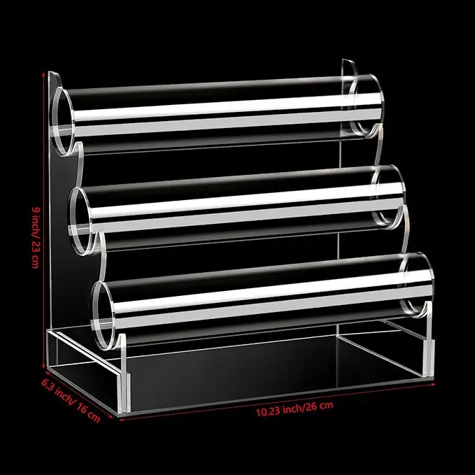 Clear Acrylic Bracelet Holder Stylish Jewelry Organizer - Main Image