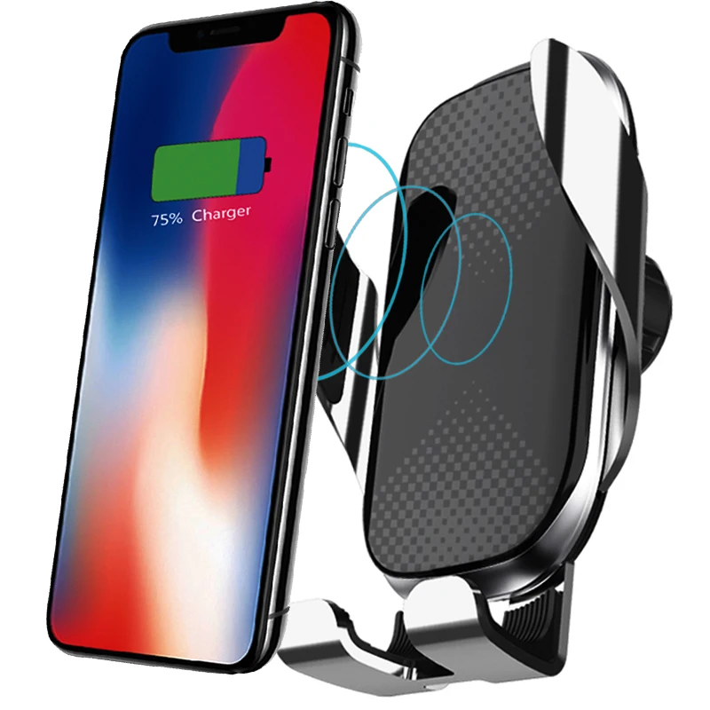 Беспроводное Автомобильное зарядное устройство Qi, 15 Вт, автоматическое автомобильное беспроводное зарядное устройство для iPhone 13