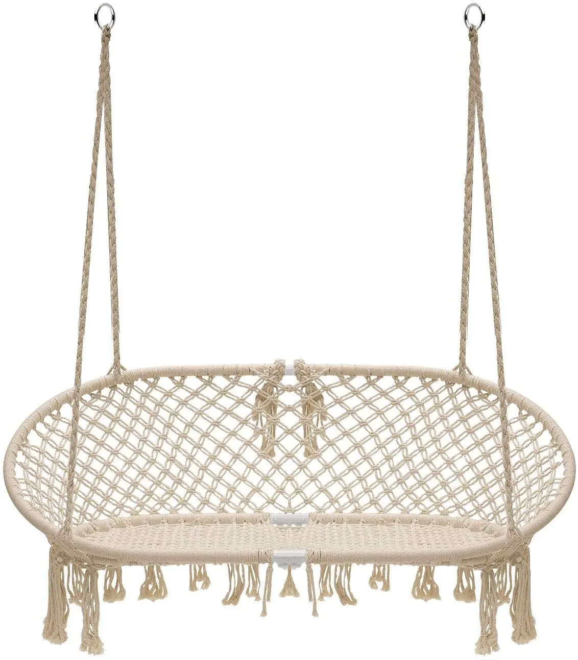 macrame bench swing