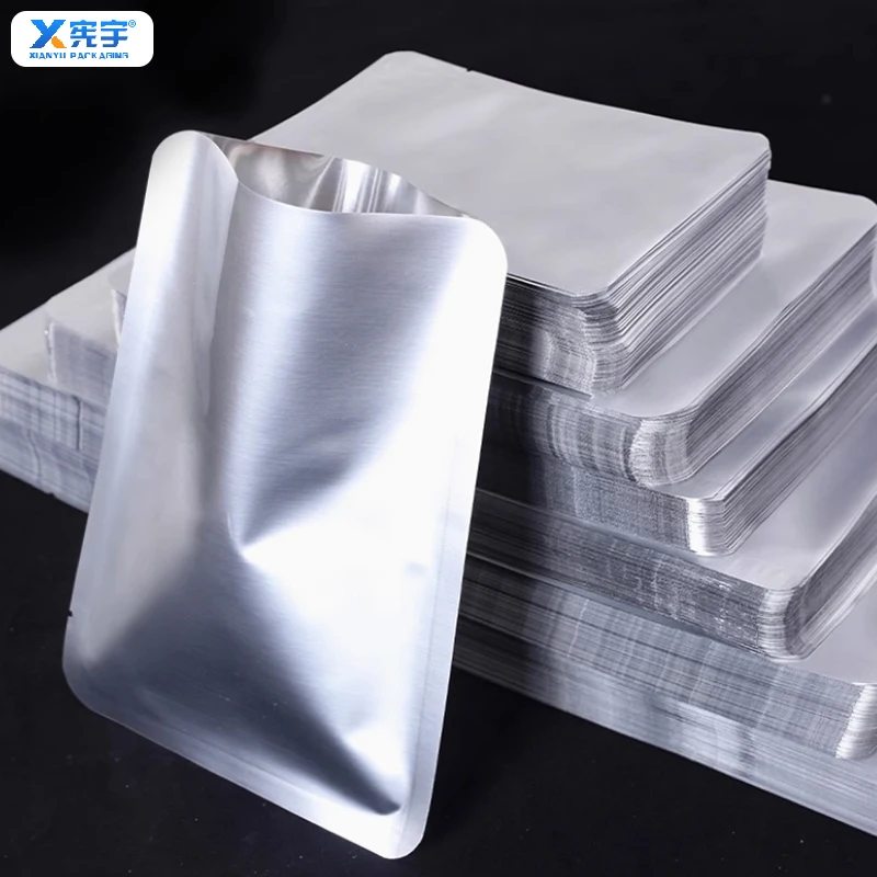 Custom Logo Food Packaging Aluminum Foil Sealed Vacuum Storage Bag