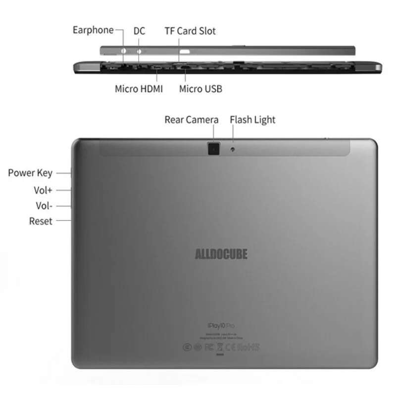 Alldocube iPlay10 Pro 10.1 Inch Android 9.0 Tablet, MT8163 Alldocube iPlay10 Pro 10.1 Inch Android 9.0 Tablet, MT8163
