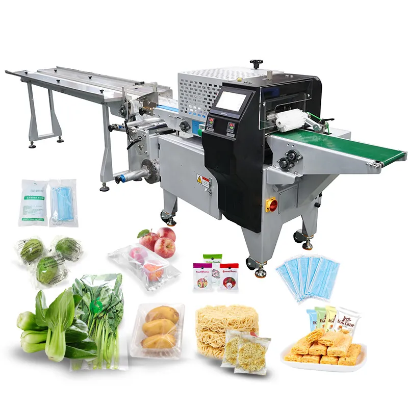 Automatic Horizontal small Pillow Packaging machine Face Mask blister Flow Packing Machine