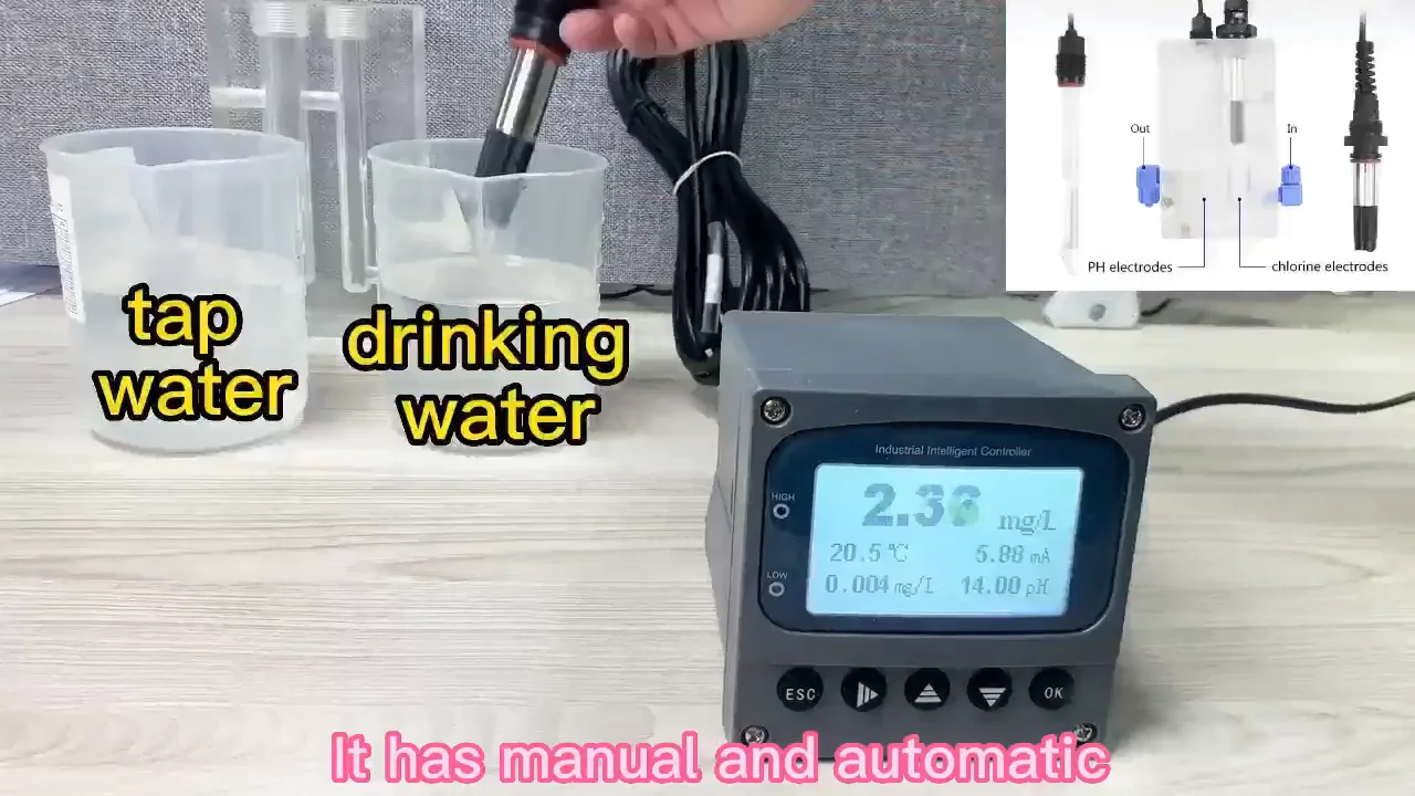 Free Chlorine Test Tds Level Check Meter For Swimming Pool Sodium