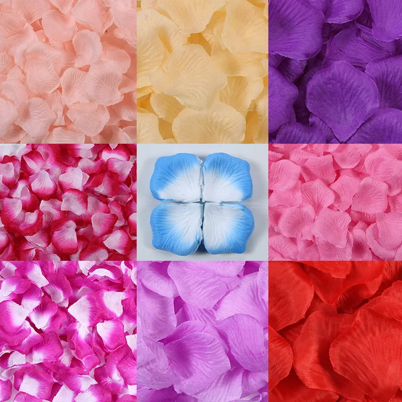 1000 Pezzi Di Petali Di Fiori Di Seta Per Feste Di Nozze Decorazione Romantica Simulazione Di Foglie Di Rosa 1000 Pezzi 94626413