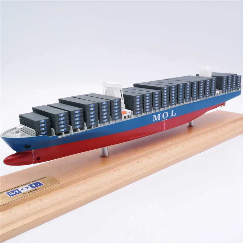 【A】35cm MOL container ship model B MOL shipping line O.A.S ship model