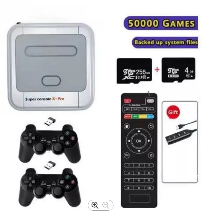 Buy Wholesale China Super Console X Pro Retro Mini Tv Box Video Game  Console For Ps1/n64/dc 50+ Emulator 50000+ Games & Super Console X Pro at  USD 46.5