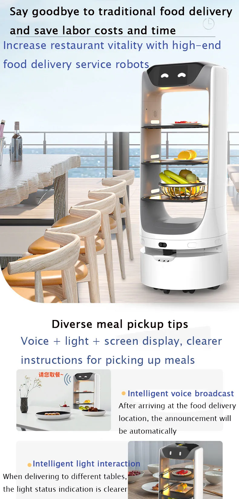 2024 Delivery Robot - Intelligent Food Delivery Solutions
