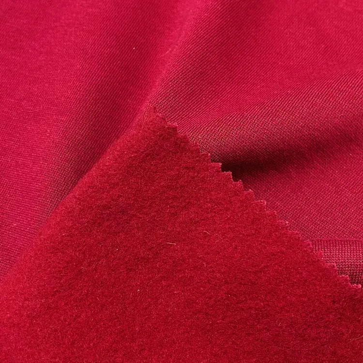 High Quality 3 Ends 80 Cotton 20 Polyester Weft Knit Cvc Fleece