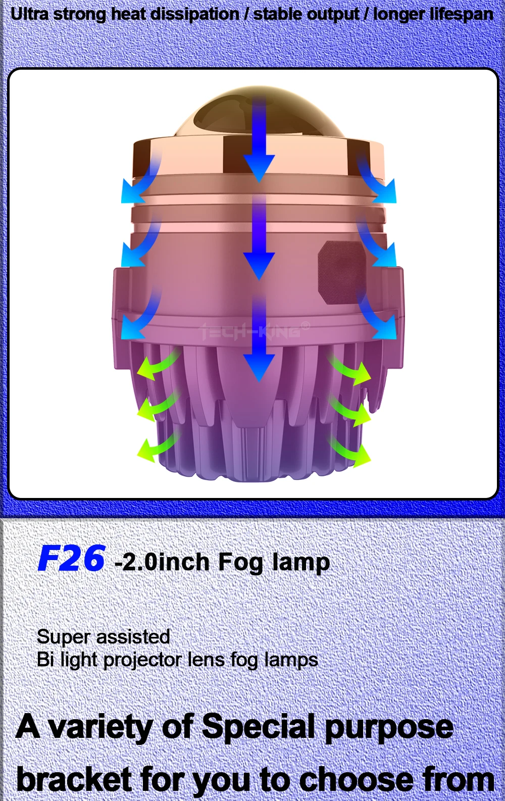 Wholesale High Quality Led Lenses Fog Lamp Bi Led Projector Lens Headlights Headlamps Car Accessories for Car 2.0 Inch 45W