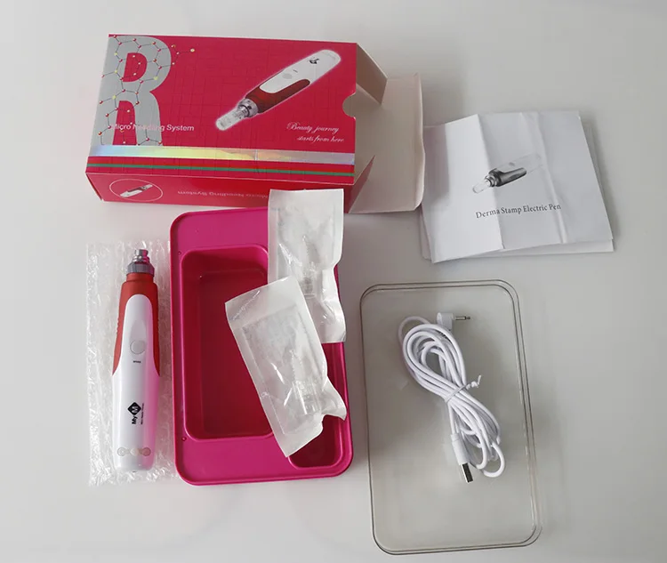 
 Профессиональное средство для удаления морщин лица, микро-игла Dr Pen, устройство для омоложения кожи A6 Dermapen  