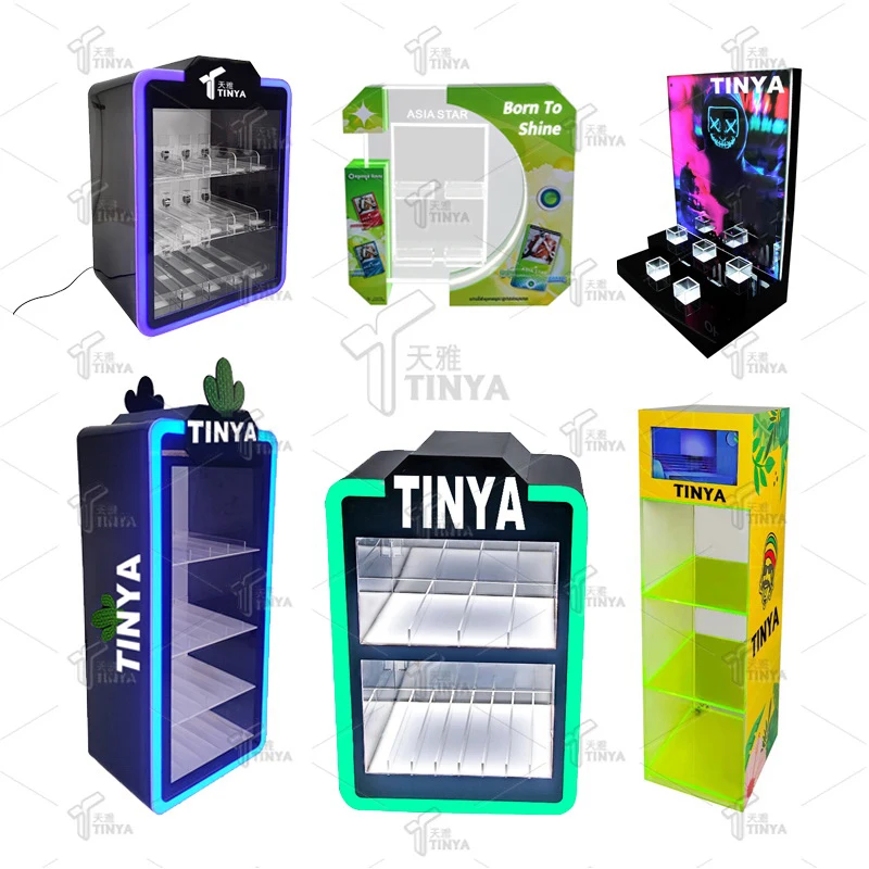 Led Acrylic Snus Zyn Nicotine Pouch Smokeless Tobacco Display case for Zyn  Smoke Shop