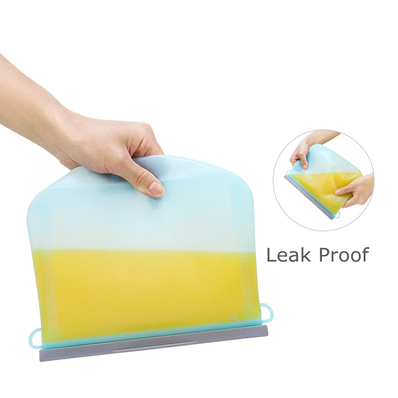 Многоразовый силиконовый контейнер для пищевых продуктов