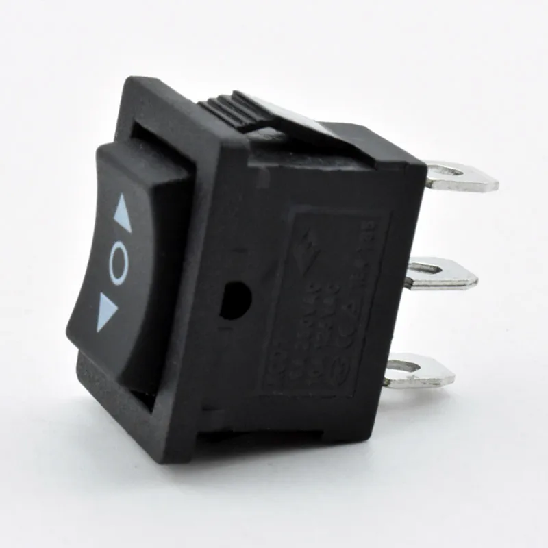 Small Rocker Left + Right Dual Arrow Mark Push Toggle Switch