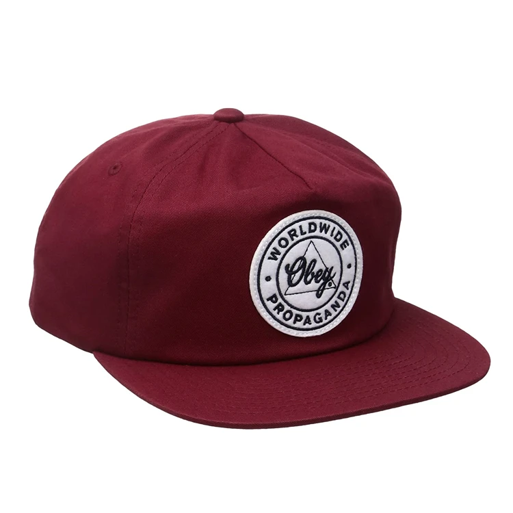 Custom Embroidery 5 Panel Caps Unstructured Rope Snapback Hats Buy Unstructured Snapback Hats