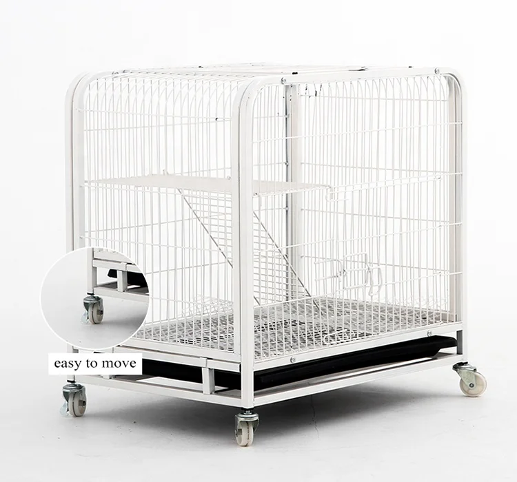 dog cage with poop tray