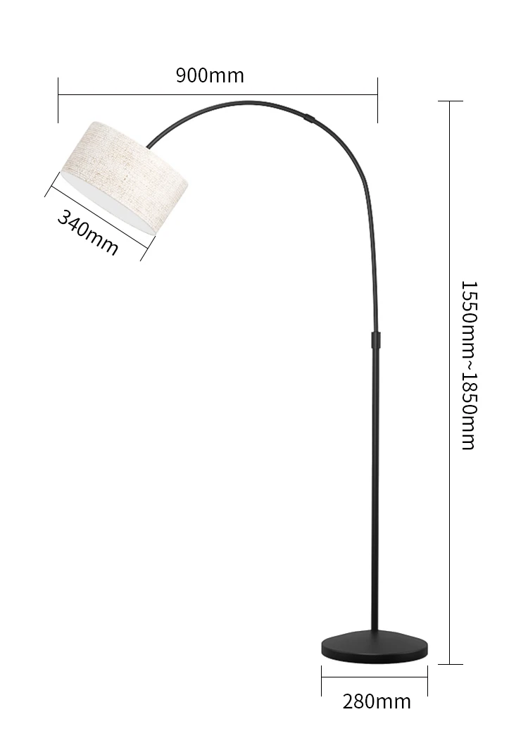 fishing floor lamp rod