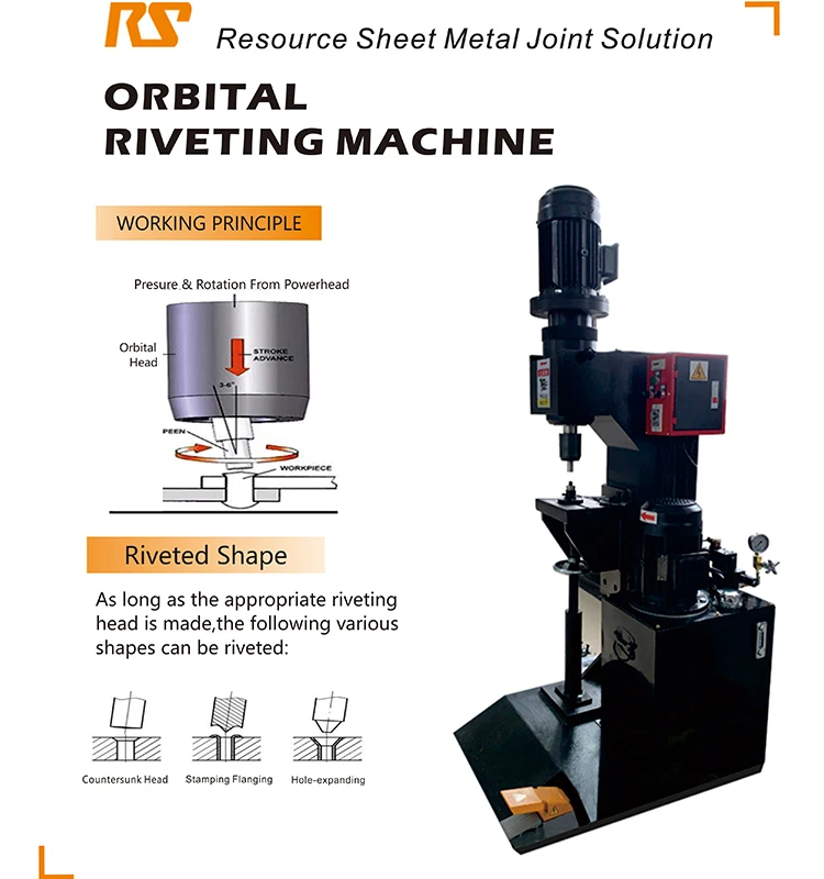 Good Quality Hydraulic Spinriveting Machine Rivets With Large Diameter Clutch Riveting Machine
