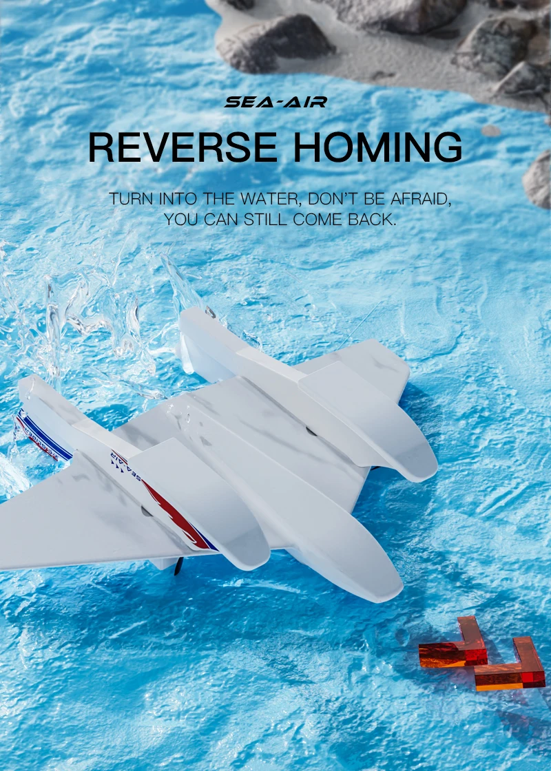 HOSHI KFPLAN KF701 2.4G Remote Control RC Airplane Amphibious Radio Control Glider Fixed Wing EPP Material Outdoor Toys for Kids