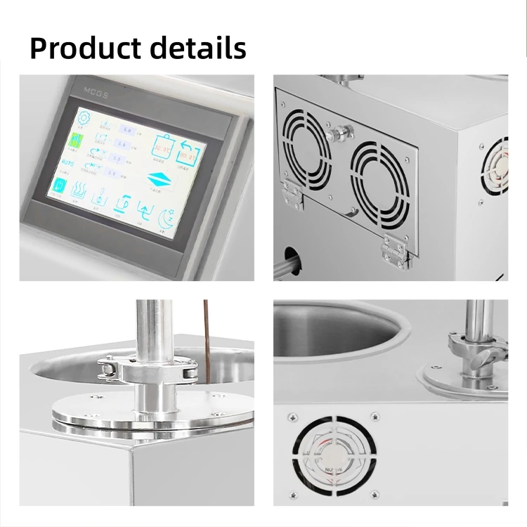 Easy to Operate Chocolate Making Machine Cocoa Bean Chocolate Tempering Melting Machine