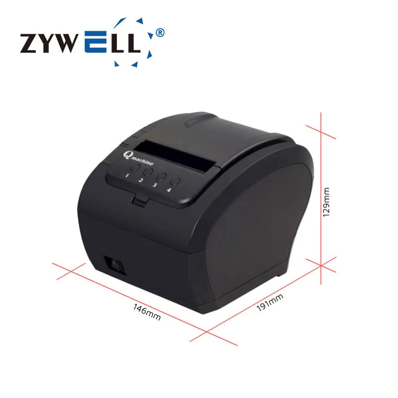 HOT Number Ticket Printer Queue Management System Inkless Thermal Events Ticket Printer Machine
