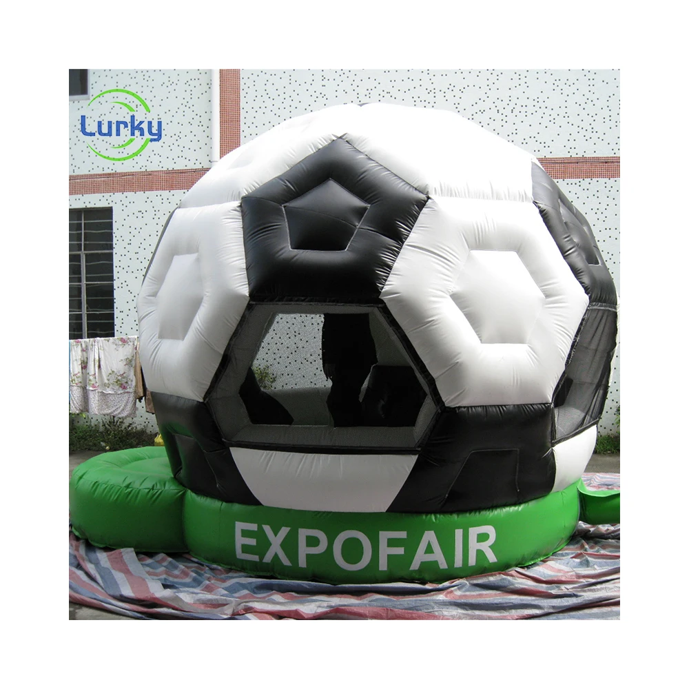 Big Moonwalk Inflatable Soccer Ball Bounce House Inflatable Football