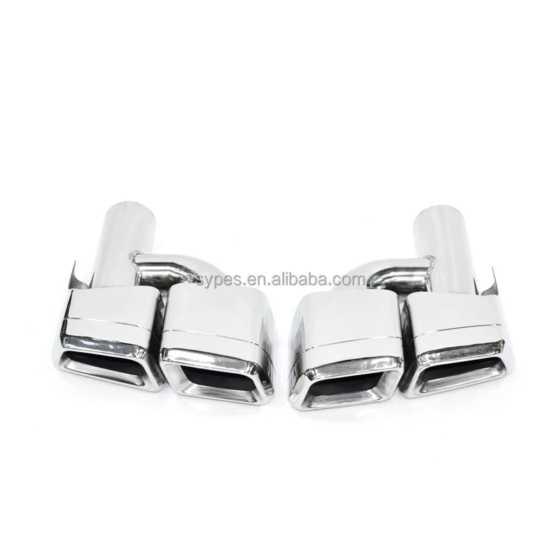 Sypes Special Square 304stainless Steel Auto Parts E63 Exhaust Pipe