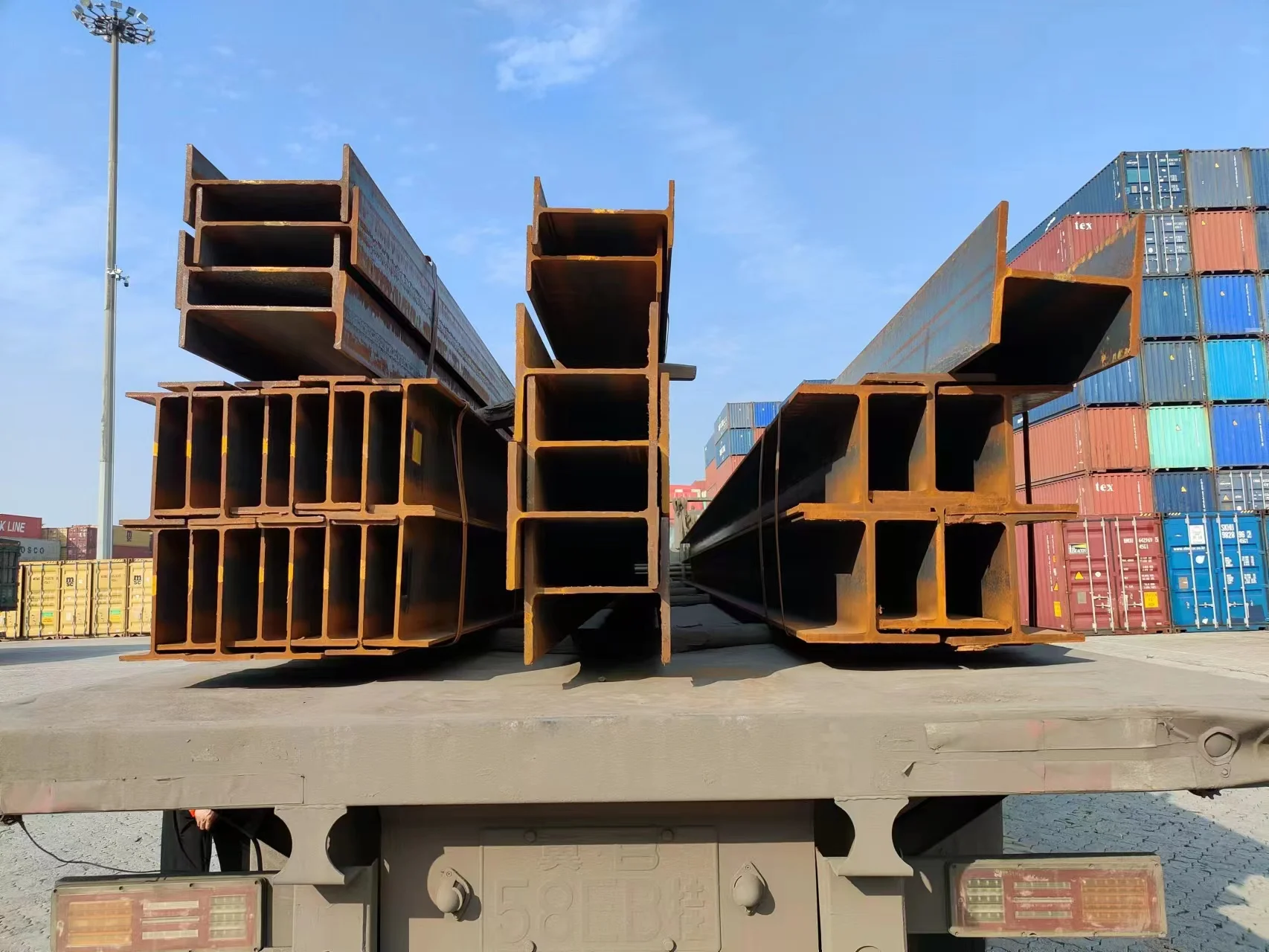 Jis Standard Sm490a Low Alloy Carbon Steel H Beam Channel With Good ...