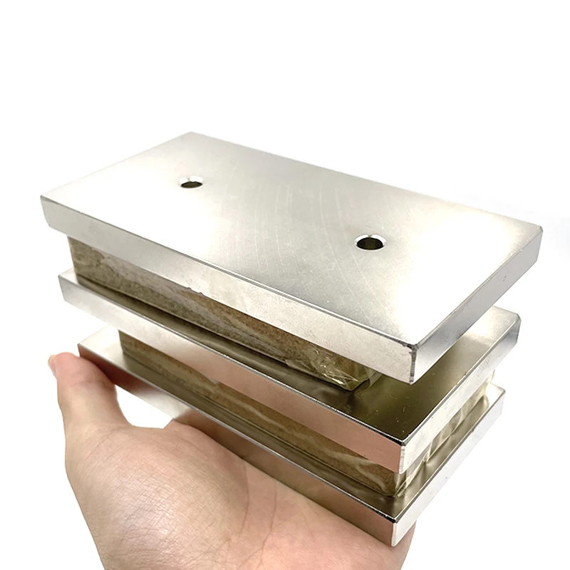 5 X Blocco Magnetico 20 X 20 X 5mm Neodimio N45 (NdFeB) Nichel - Foto 4