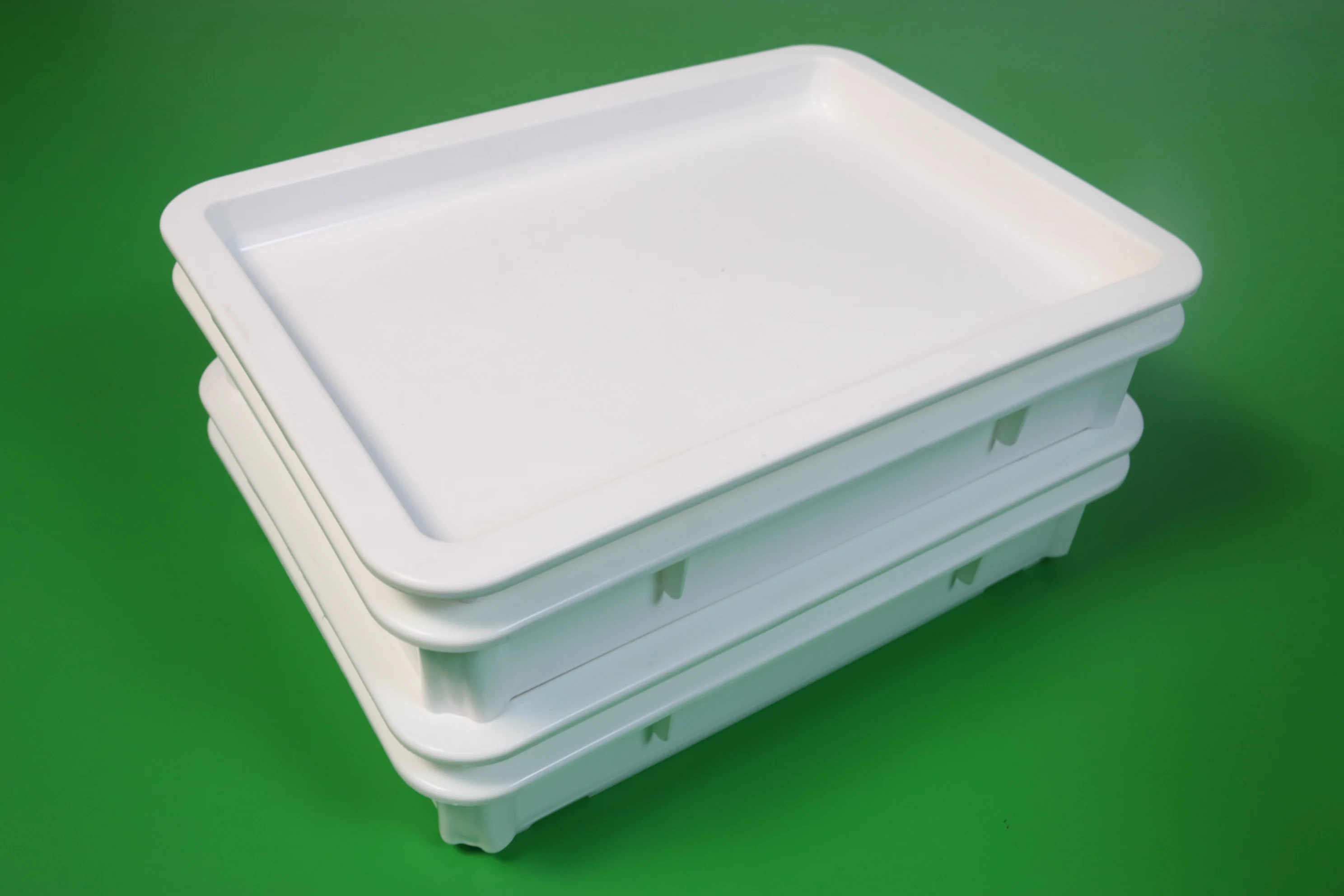 Dough Box Stackable Storage Pizza Trays Plastic Crates Dough Tote Case Boxes for Food Durable Storage Bin