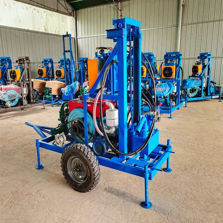 Rotary Well Drill Machine 100m Deep Well Drilling Rig Buy Portable