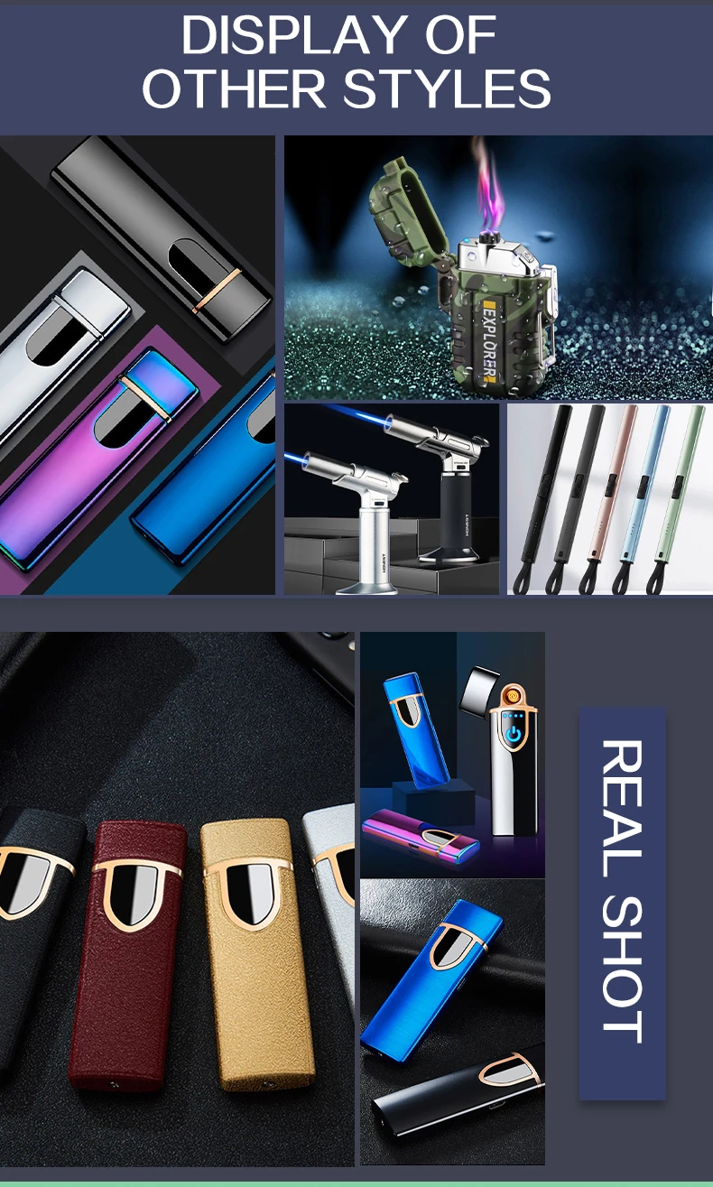 New Hot Sale Rechargeable Flameless Usb Electric Lighter Arc Lighter