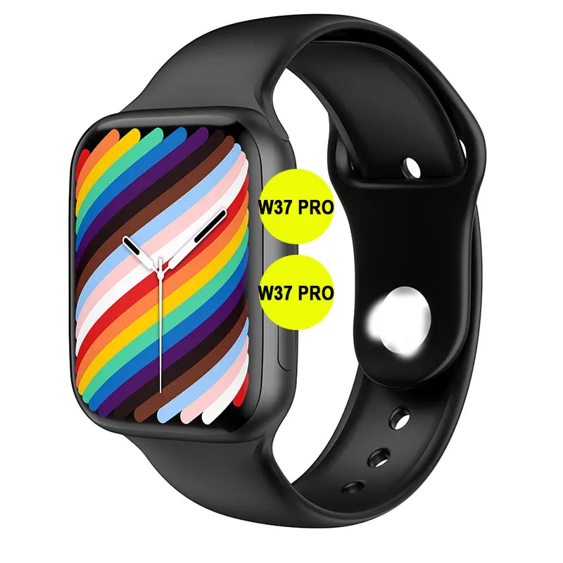 2021 водонепроницаемые Смарт-часы W37 pro plus series 7 Reloj inteligente iwo series 7 W37 умные часы