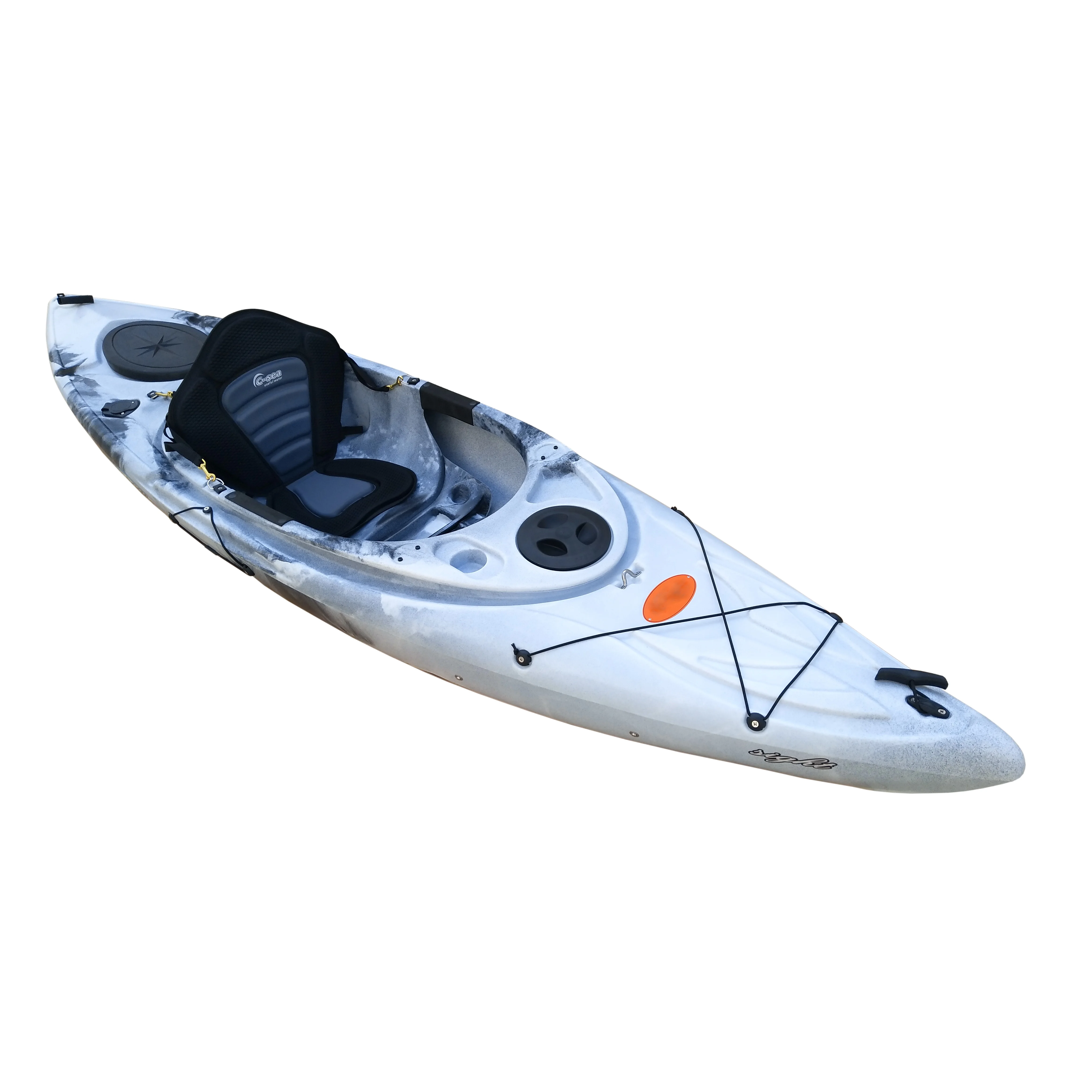 Factory Price Wider Single Canoe Kayak with Pedal and Aluminium Chair Seat