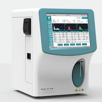 Auto Hematology analyzer 10.4 inch Touch Screen 3 Part Automatic Hematology Analyzer