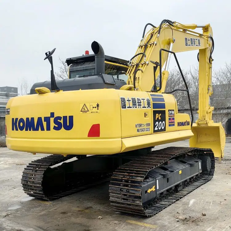 107KW Used Wheel Excavator 20ton Komatsu PC200-8 Excavator Good Condition