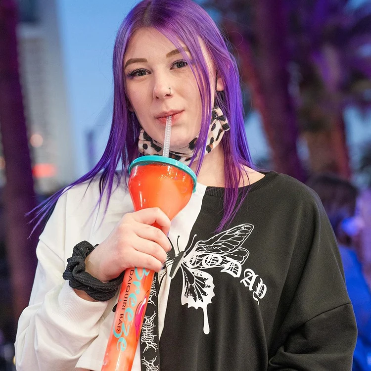 Promotional Gifts Party cup Bpa Free Disposable Bubble Tea Plastic Cups Print LOGO