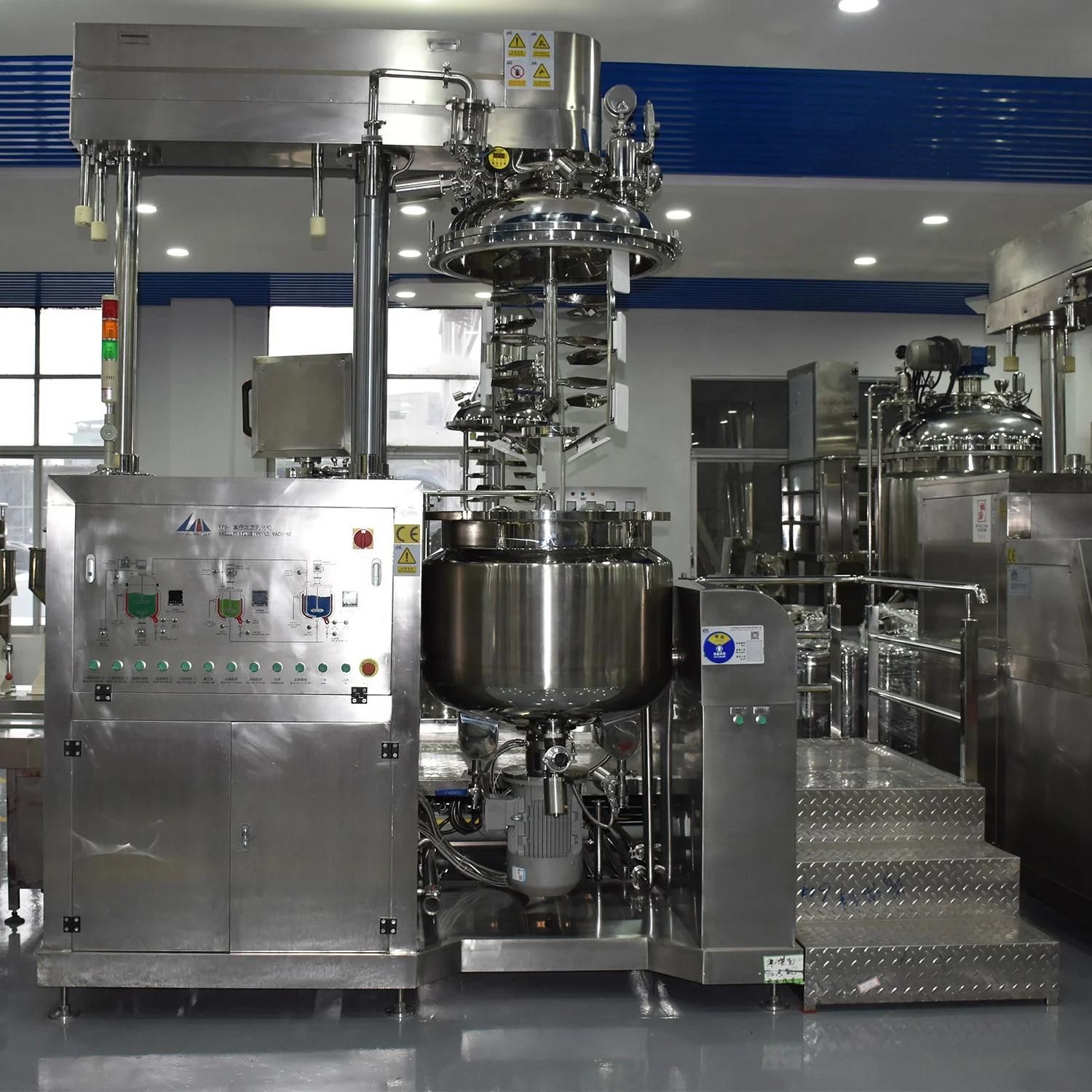 Лидер продаж, Интеллектуальный вакуумный гомогенизатор, эмульгирующий гомогенизационный смеситель, автоматический сенсорный экран