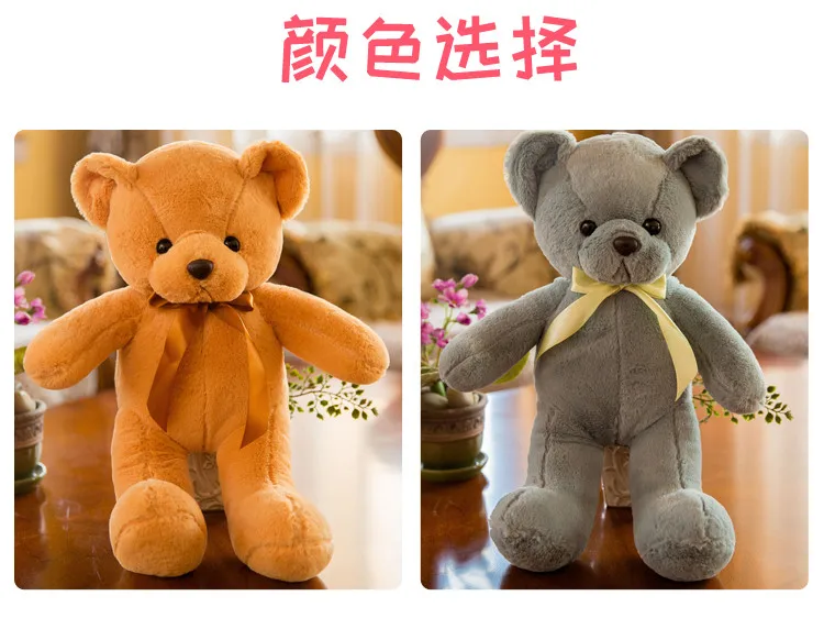 China Factory Supply high quality fluffy plush pillow lovely bear for kids