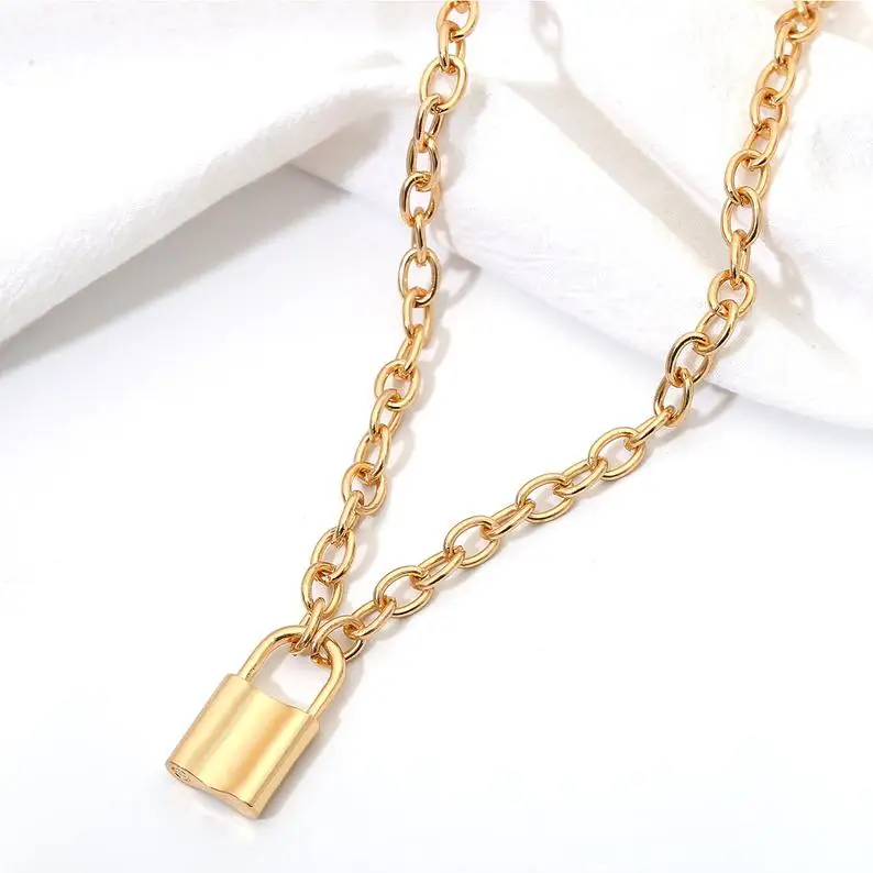 Surgical Steel Dainty Jewelry Padlock 