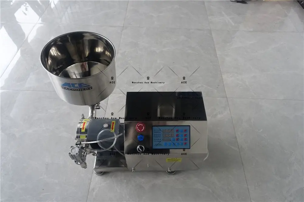 Automatic Servo Lobe Rotor Gear Pump Piston High Viscosity Body Milk Small Shea Butter Dispenser Jar Bottle Filling Machine