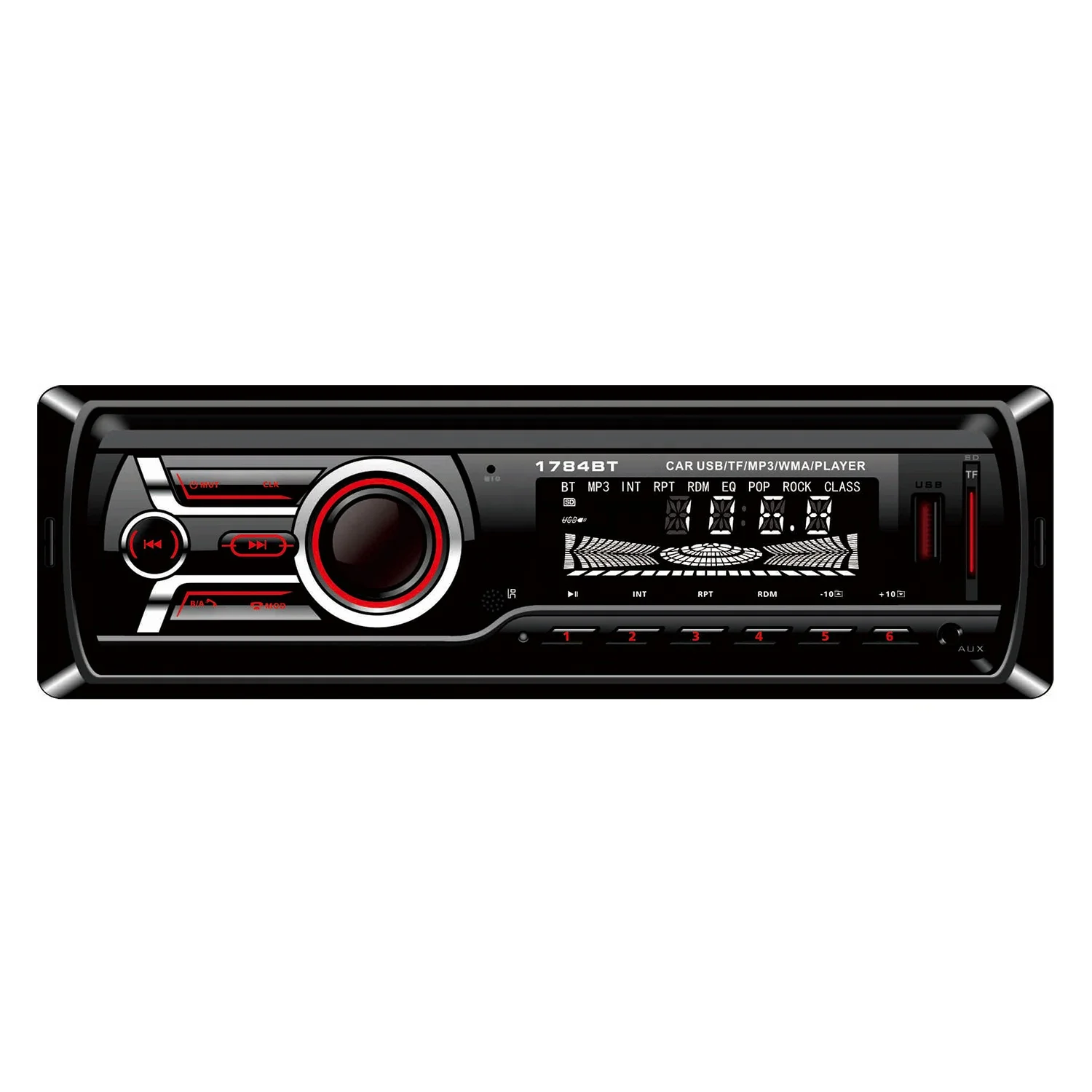 車載MP3プレーヤー カーオーディオ CD/AM/FM/Bluetooth/iPod/USB対応 音楽/ラジオ/ハンズ【B200】 SINOVCLE カーラジオ 1din ステレオ Bluetooth MP3 プレーヤー FM レシーバー リモコン付き AUX⁄USB⁄TF カード  ダッシュキット - AliExpress