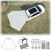 Ensemble de tiges en aluminium blanc de 2 m