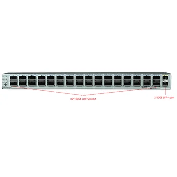 Brand New Original CE8850E-32CQ-EI 32*100GE QSFP28,1*10GE SFP+  32 port Switch 100GE port Data center switch