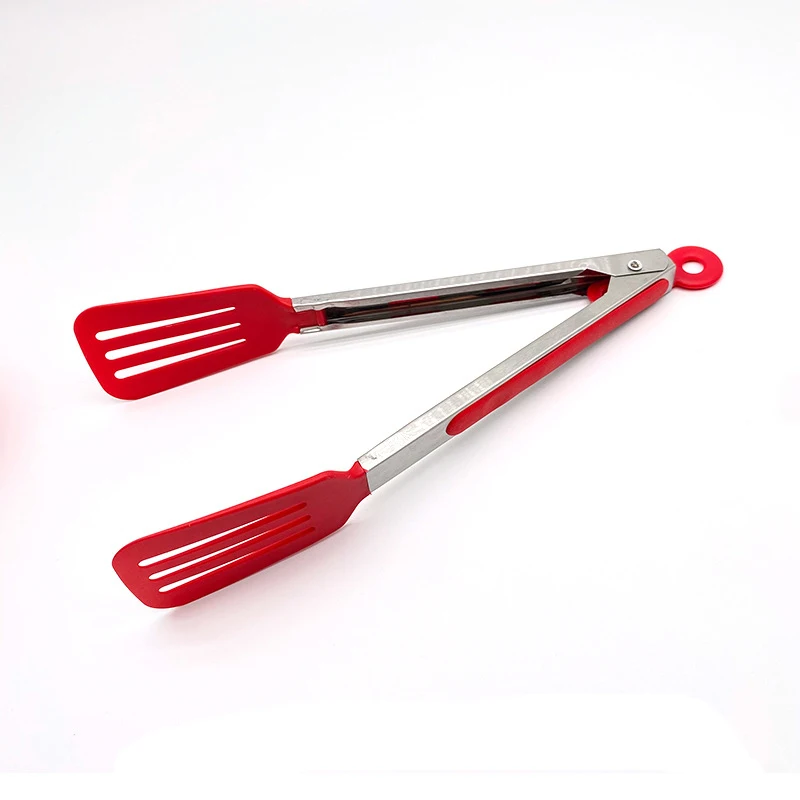 Customized Logo Wholesale Premium Sustainable 5-Piece Cooking BBQ Baking Tools Stainless Steel Locking Kitchen Tongs details