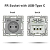 FR socket with USB and Type-c
