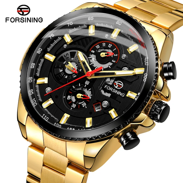テストプレス盤 GO FORCEMEN STRONG STYLE OPR-01 Forsining 6909 - Luxury Men's Mechanical Watch with Stainless