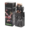 Slicing knife set Silver