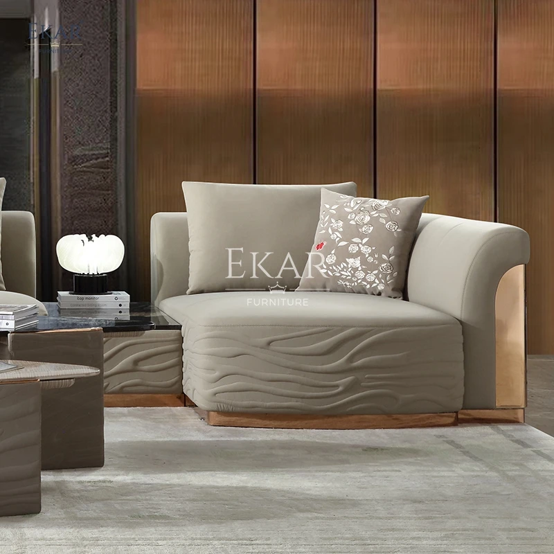 product new design and practical furniture combination living room coffee table set-62