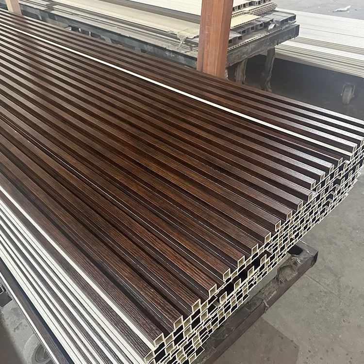 Indoor Wpc Wall Panel Fluted Cladding Panel WPC Great Wall Panel Board ...