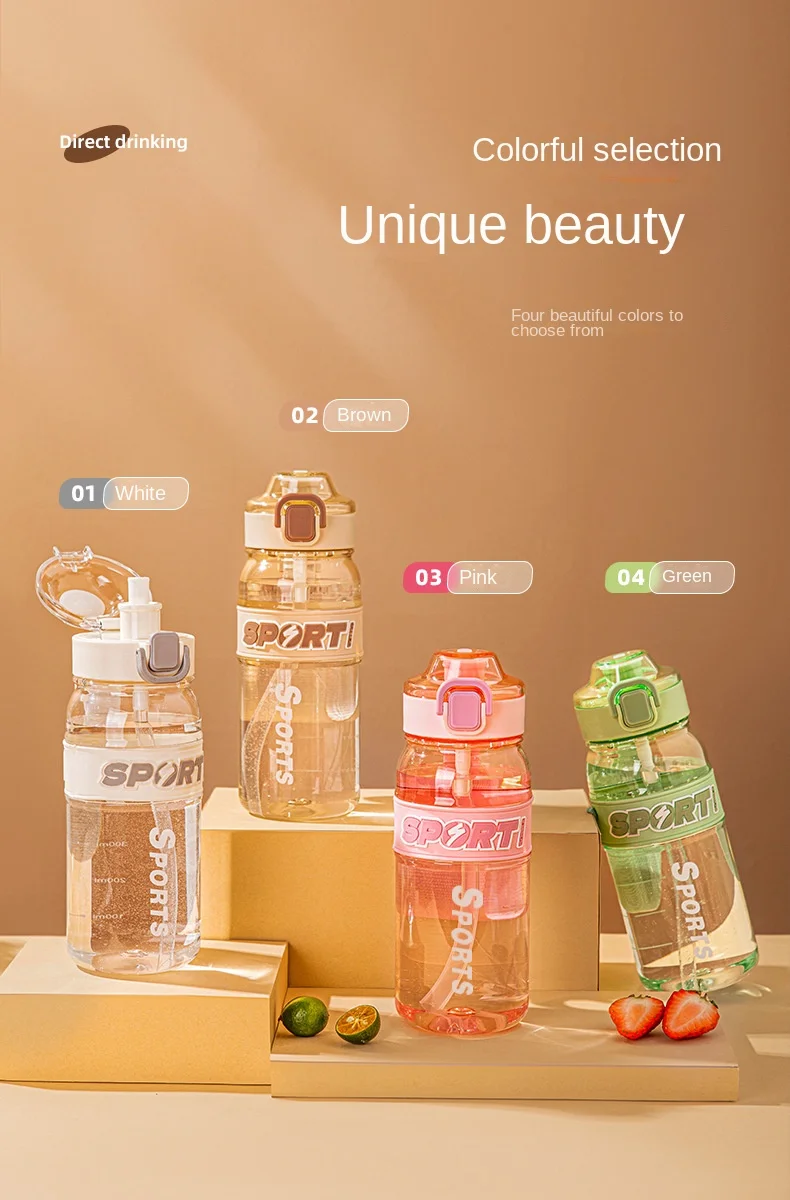 Wholesale 600ML Custom Sports Outdoor Plastic Drinkware Different Styles for Camping